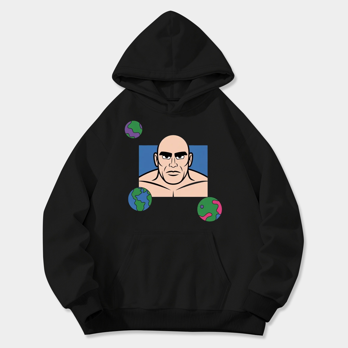 Big Lez In Space Women's Plus Size Hoodie