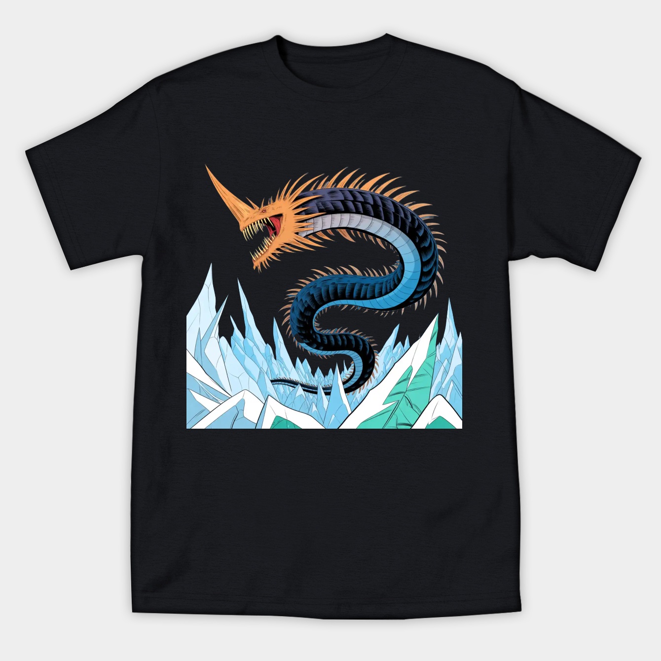 Ice Worm Leviathan Women's Athletic Performance T-Shirt