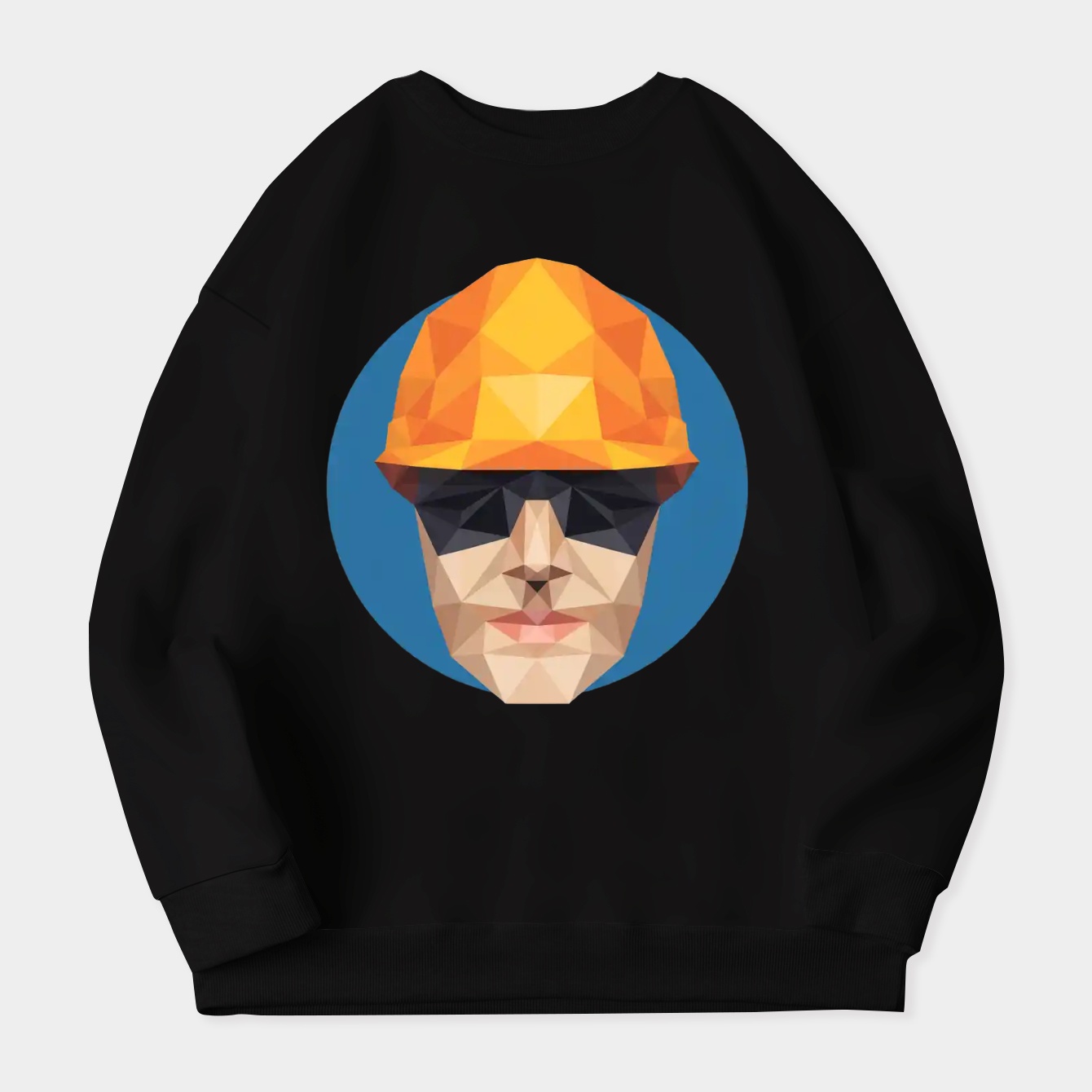 TF2 Polygonal Engineer Face - Blu Women's Plus Size Sweatshirt