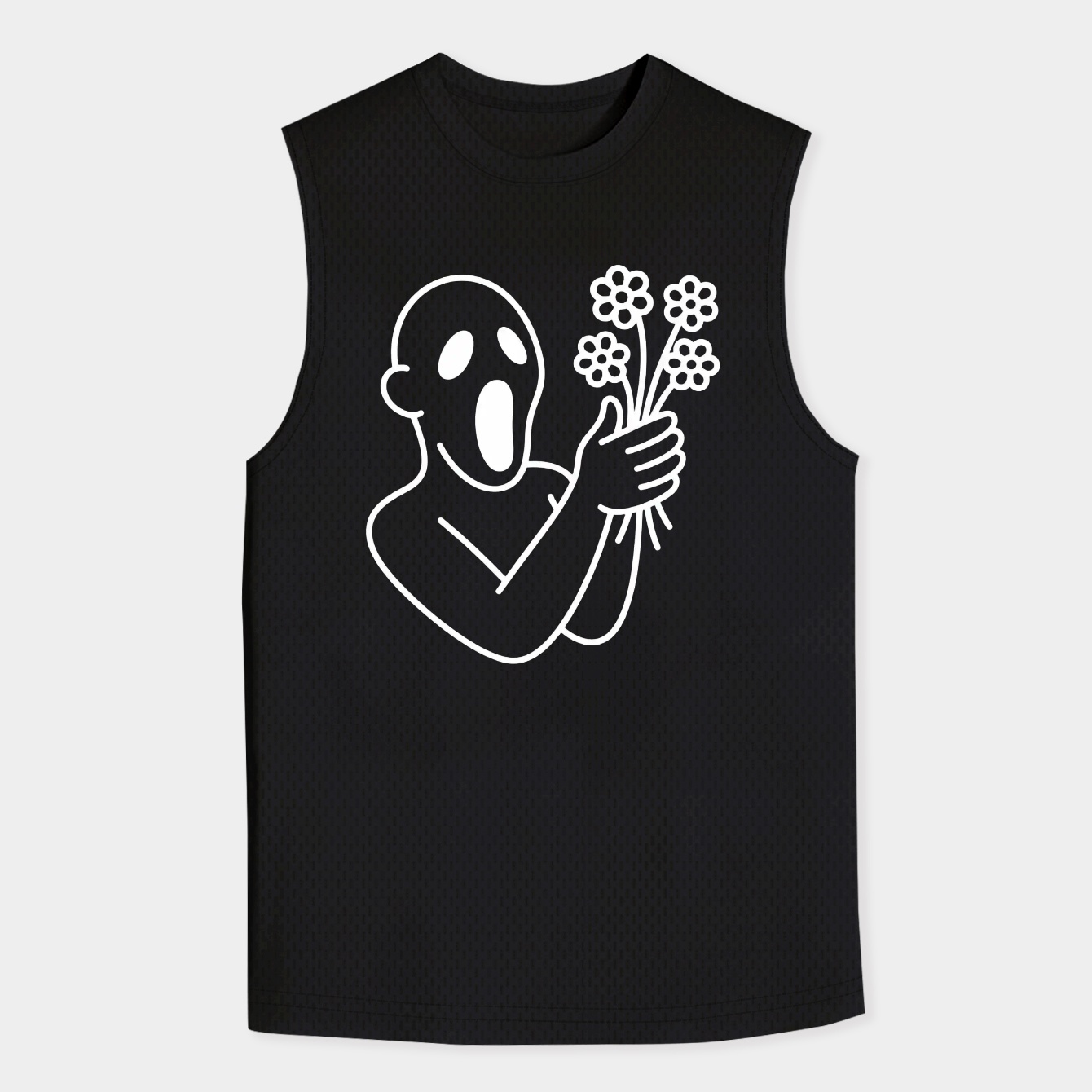 Scream Flowers Men's Big & Tall Tank Top