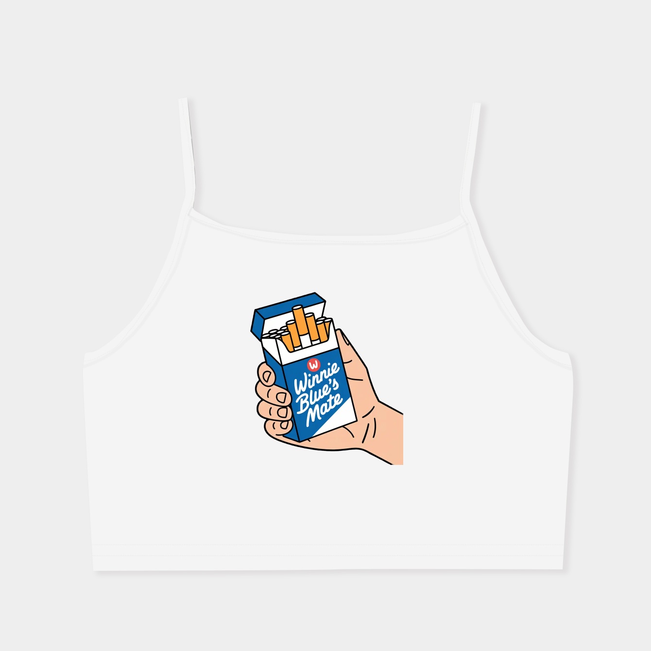 Winnie blue’s mate Women's  Spaghetti Strap Tank Top