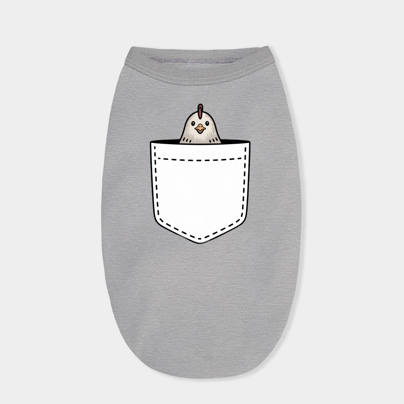 Pocket Bin Chicken Dog Shirt