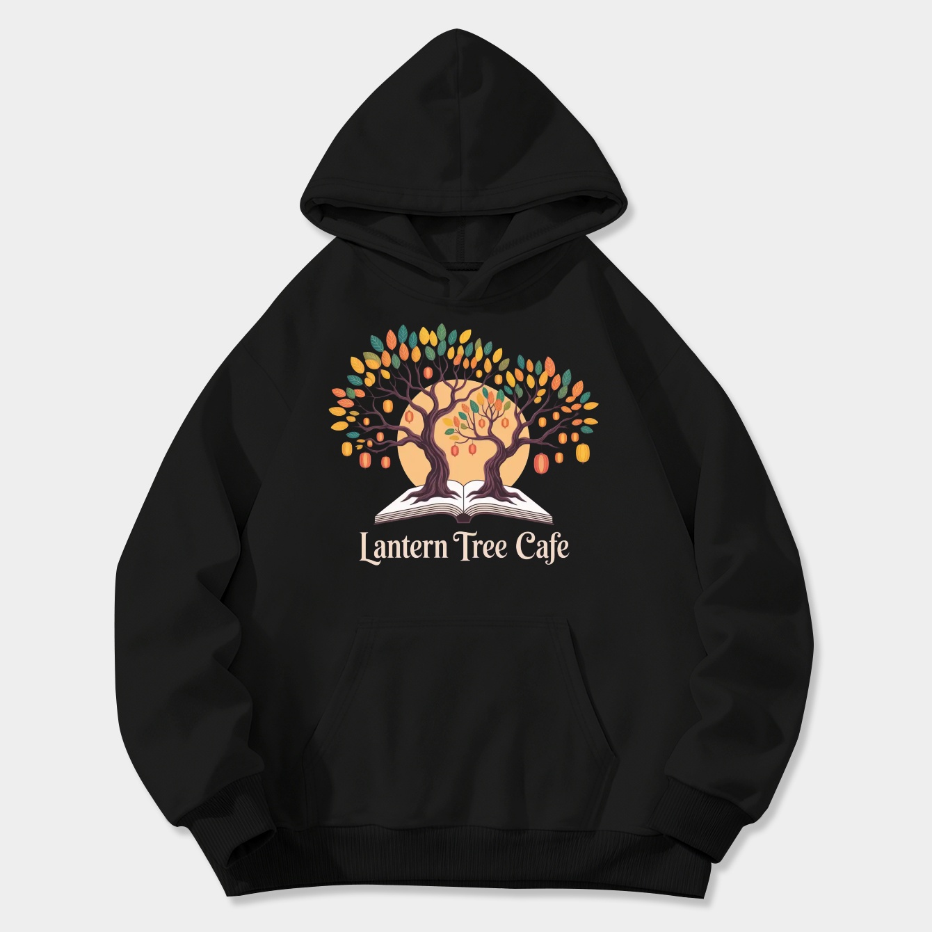 Lantern Tree Cafe Women's Plus Size Hoodie