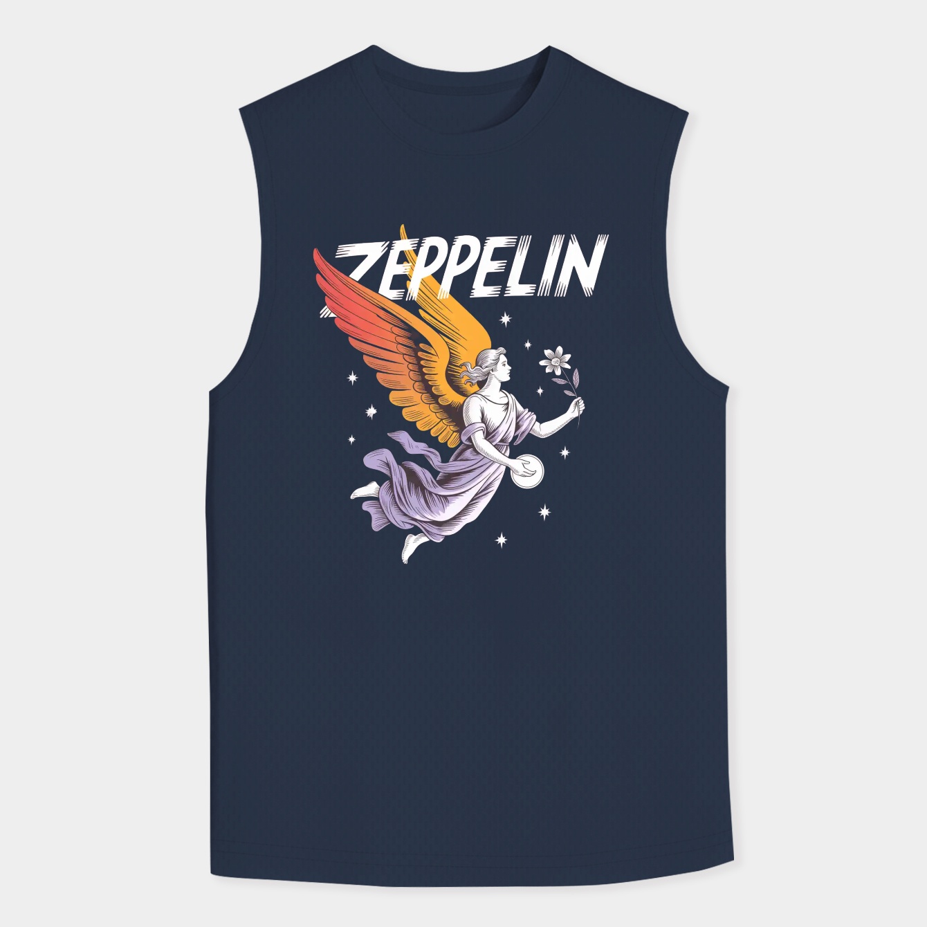 Zeppelin Statut Flower Men's Tank Top