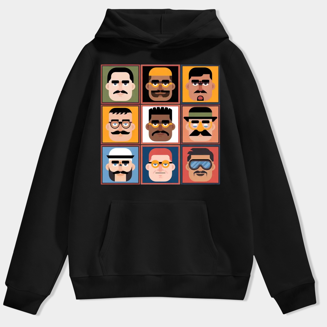 TF2 BoxFace 1 Men's Hoodie