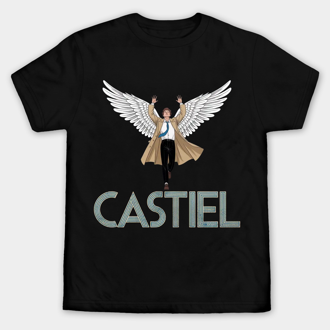 Castiel Men's Big & Tall T-shirt