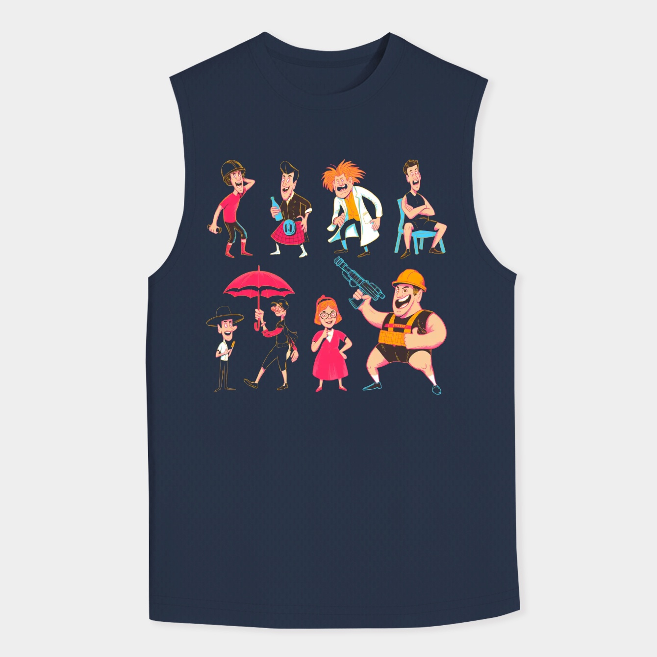 Demoman Team TF2 Classics Men's Tank Top