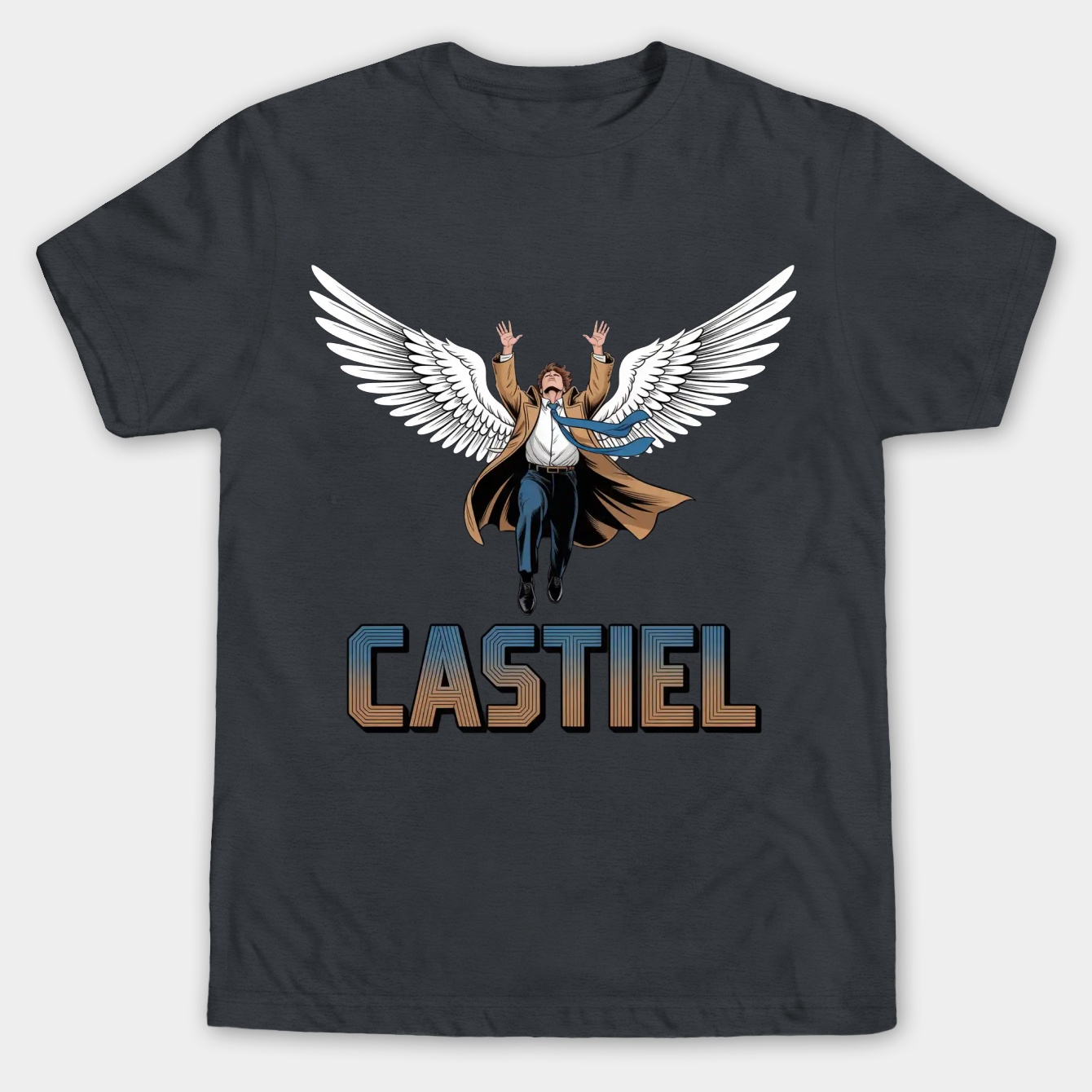 Castiel Men's Big & Tall T-shirt