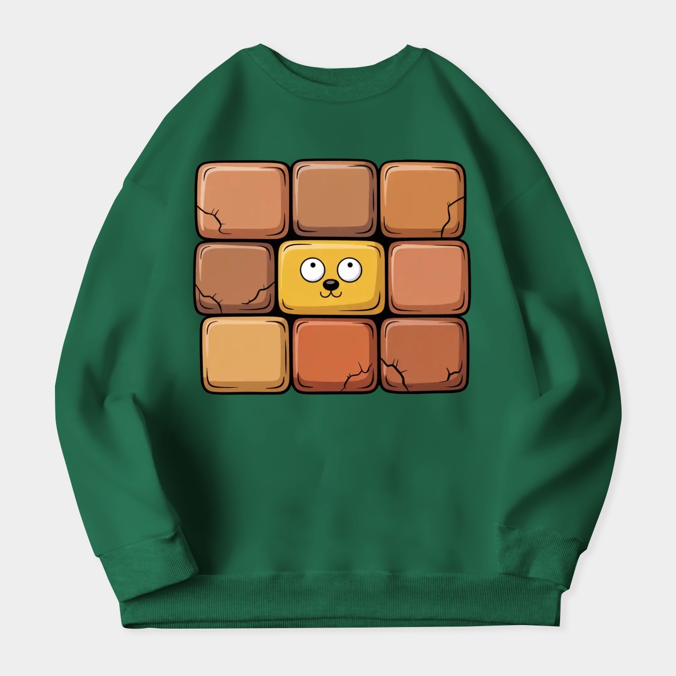 the wall dog Women's Crewneck Sweatshirt