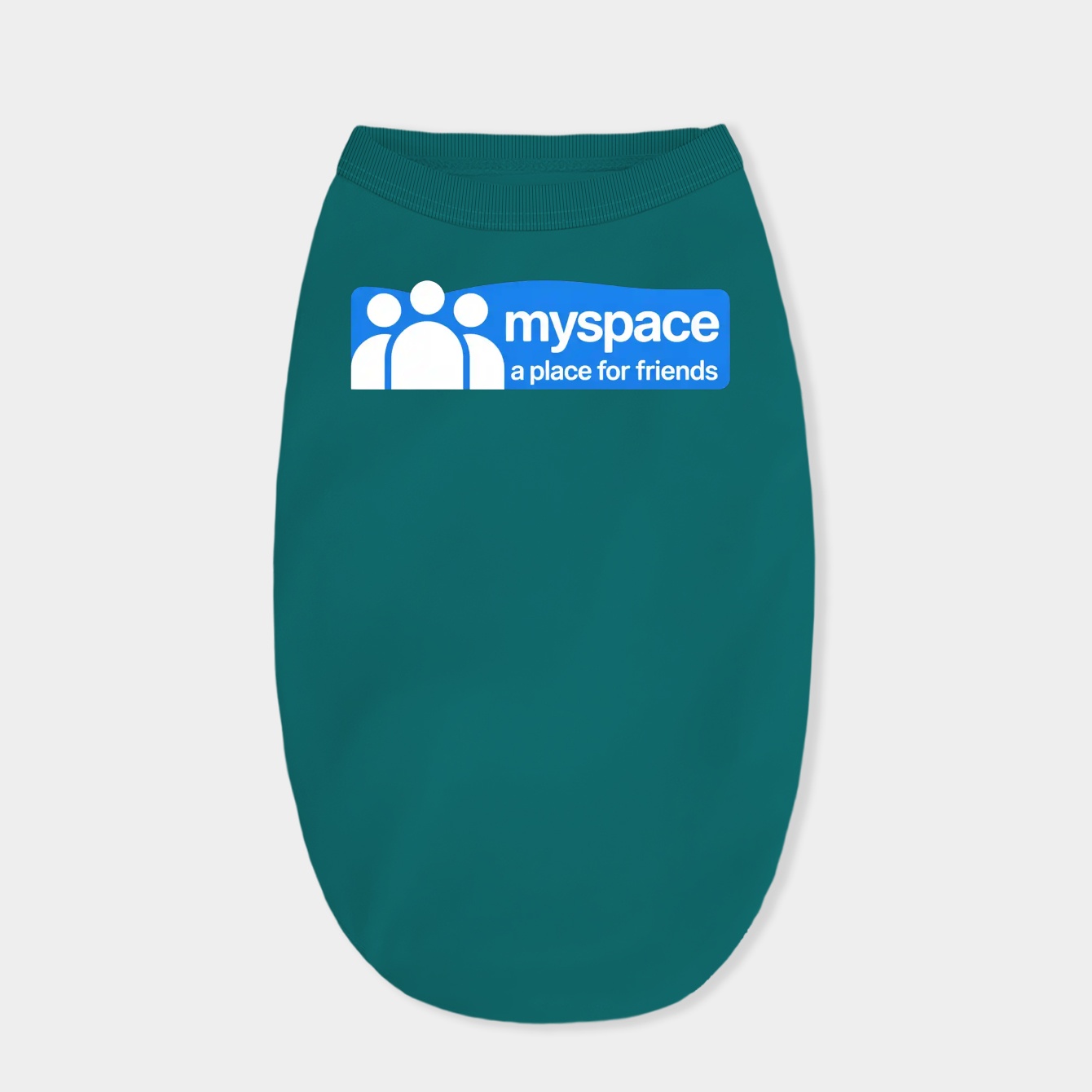 Myspace Logo Blue Dog Shirt