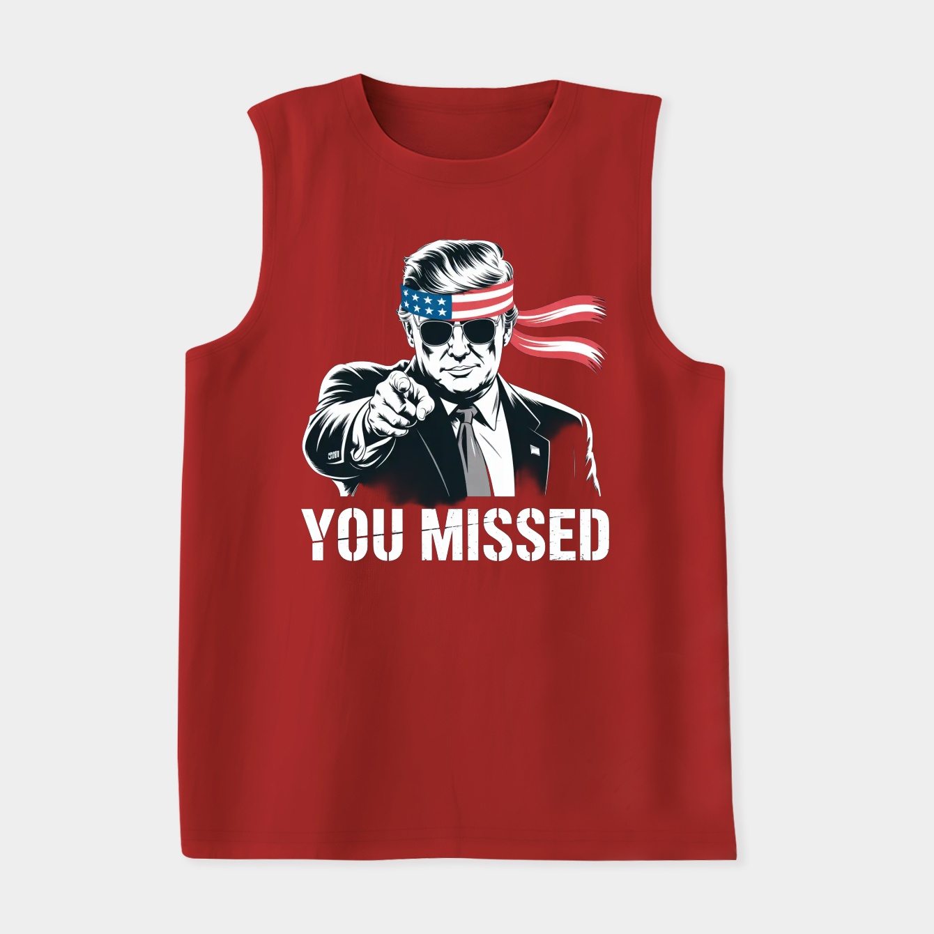 Trump You Missed Trump 2024 Assassination Attempt Women's Soft Tank Top