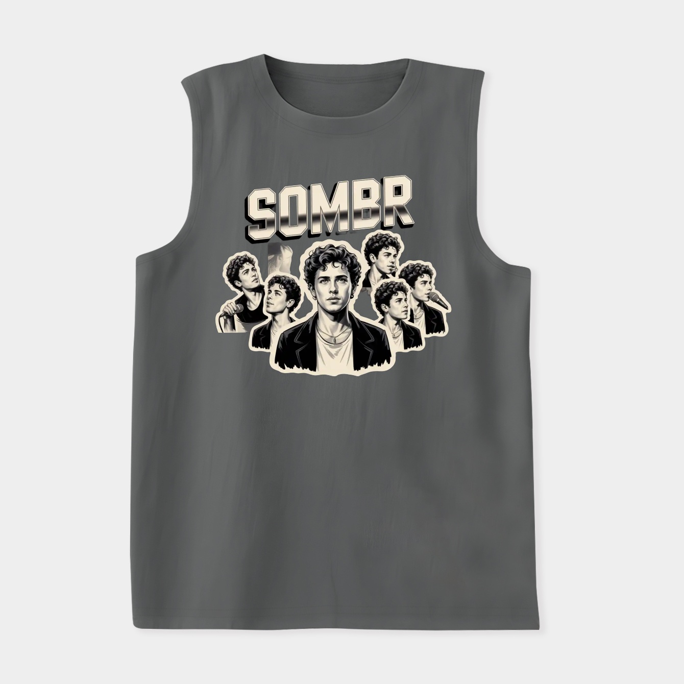 Sombr Tour Vintage Fan Art Women's Soft Tank Top