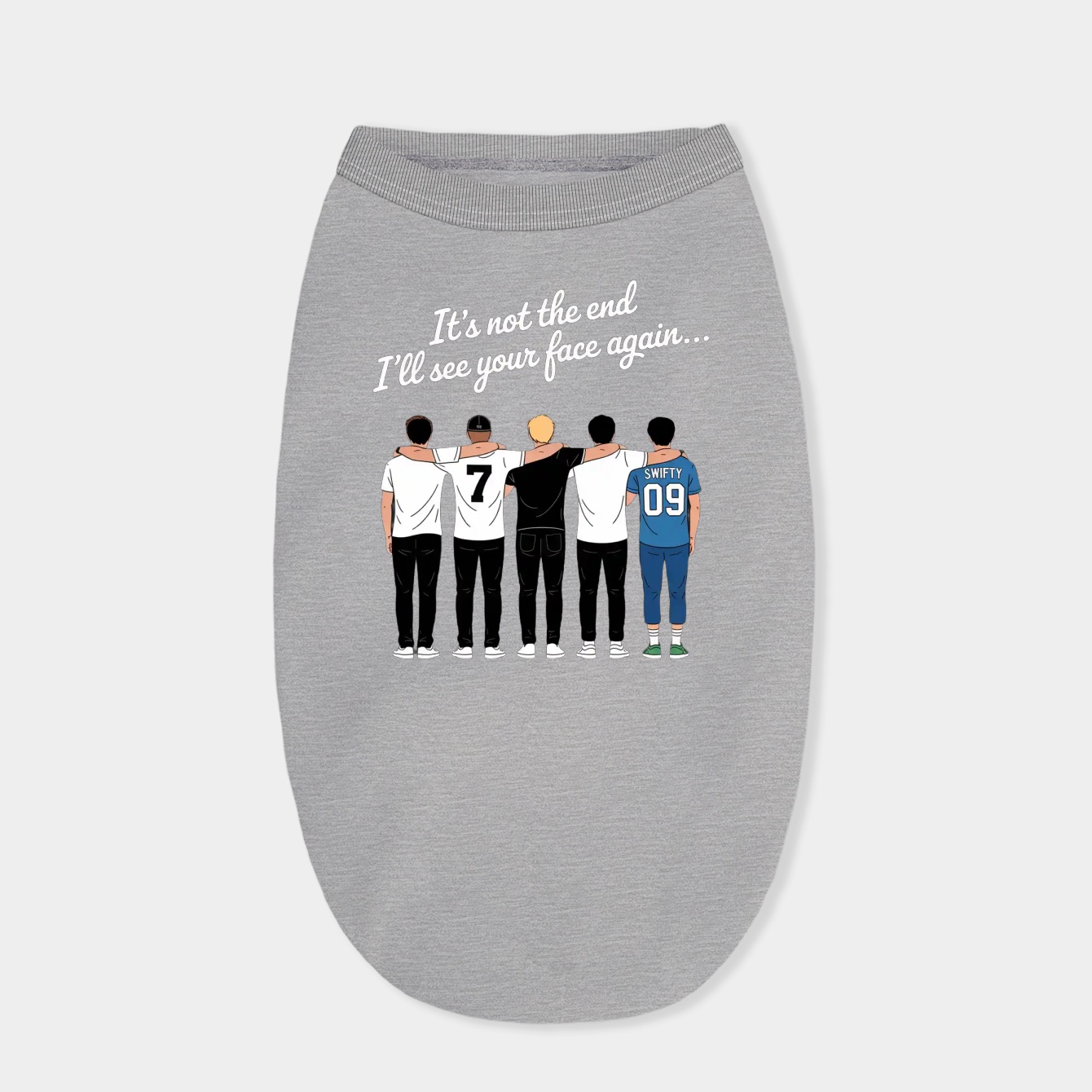 walking in the wind - 1D Dog Shirt