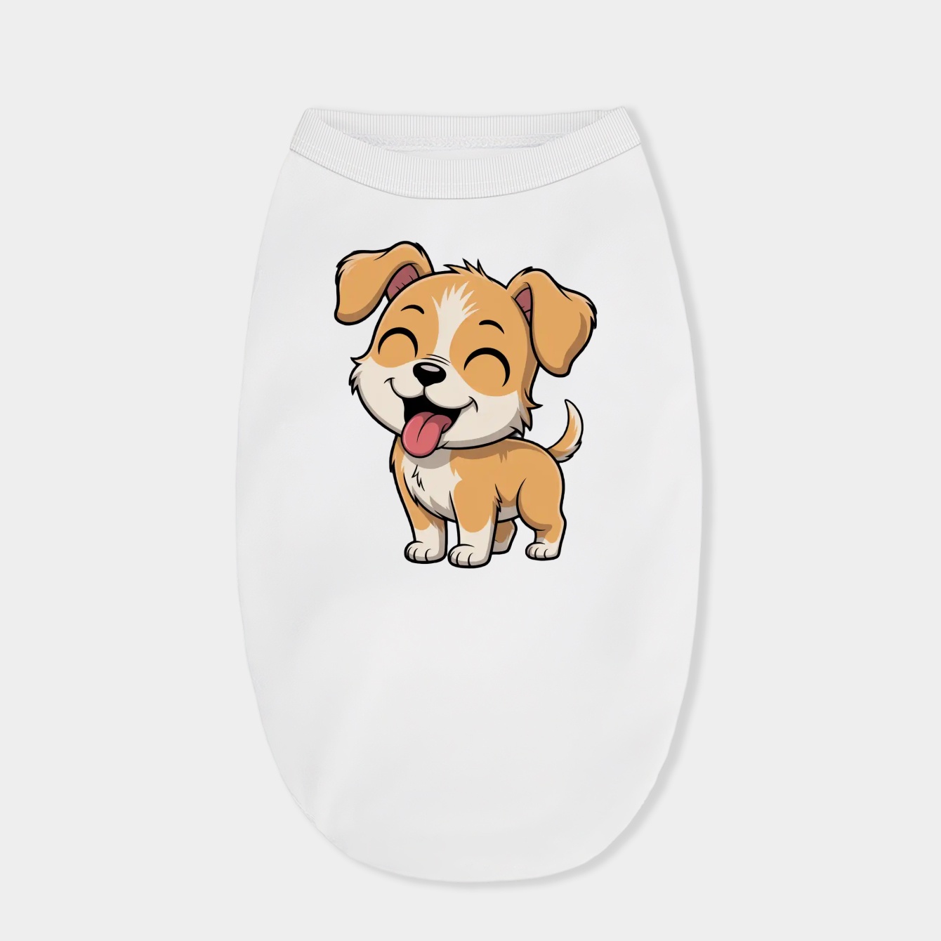 Boyish Cutest Happy Anime Puppy Dog Dog Shirt