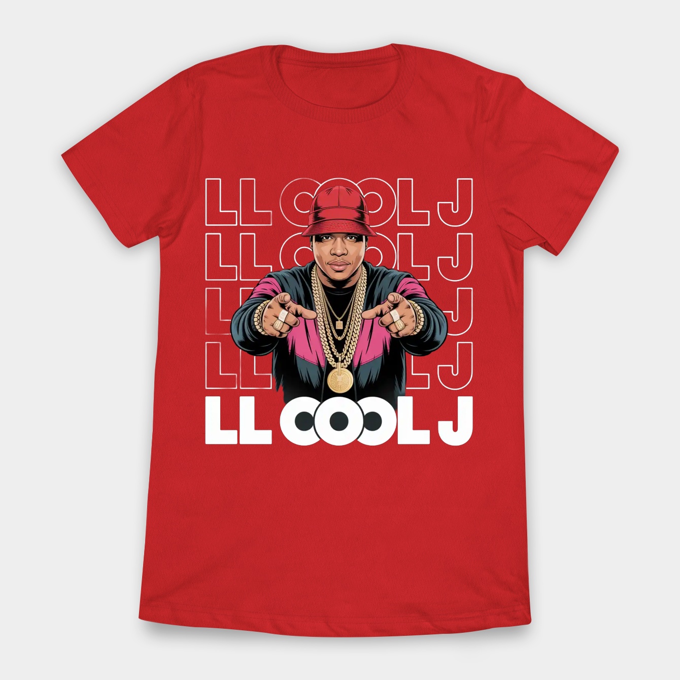 LL COOL J - COOL STYLE - OUTLINE BACKGROUND Women's T-Shirt