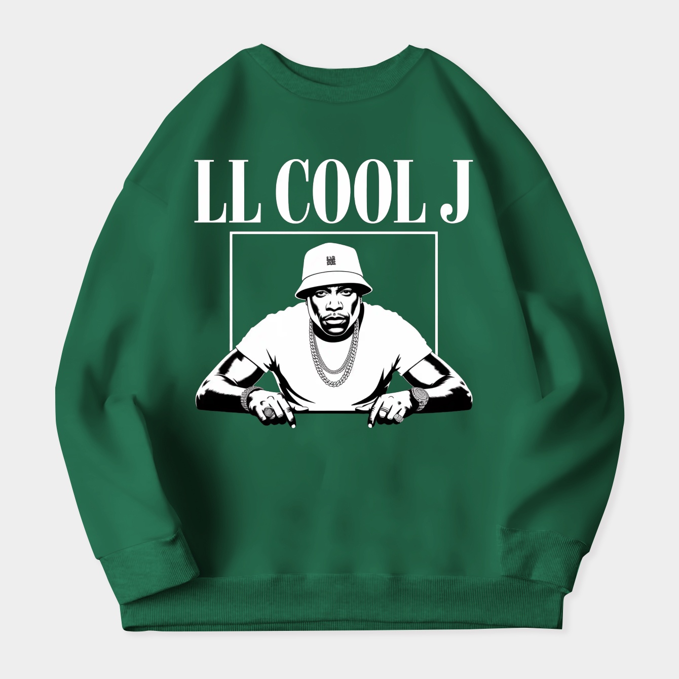LL COOL J Classic Pose Women's Crewneck Sweatshirt
