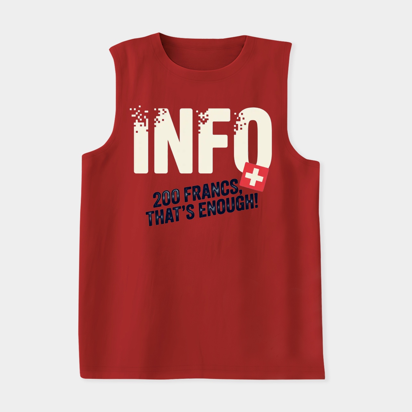 INFO: 200 Francs Is Enough Women's Soft Tank Top