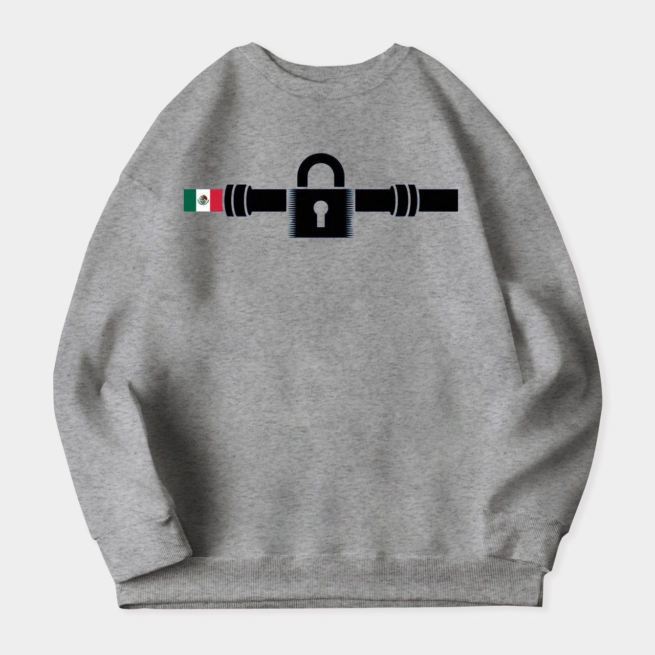 Mexico Pipeline Under Lockdown Women's Crewneck Sweatshirt