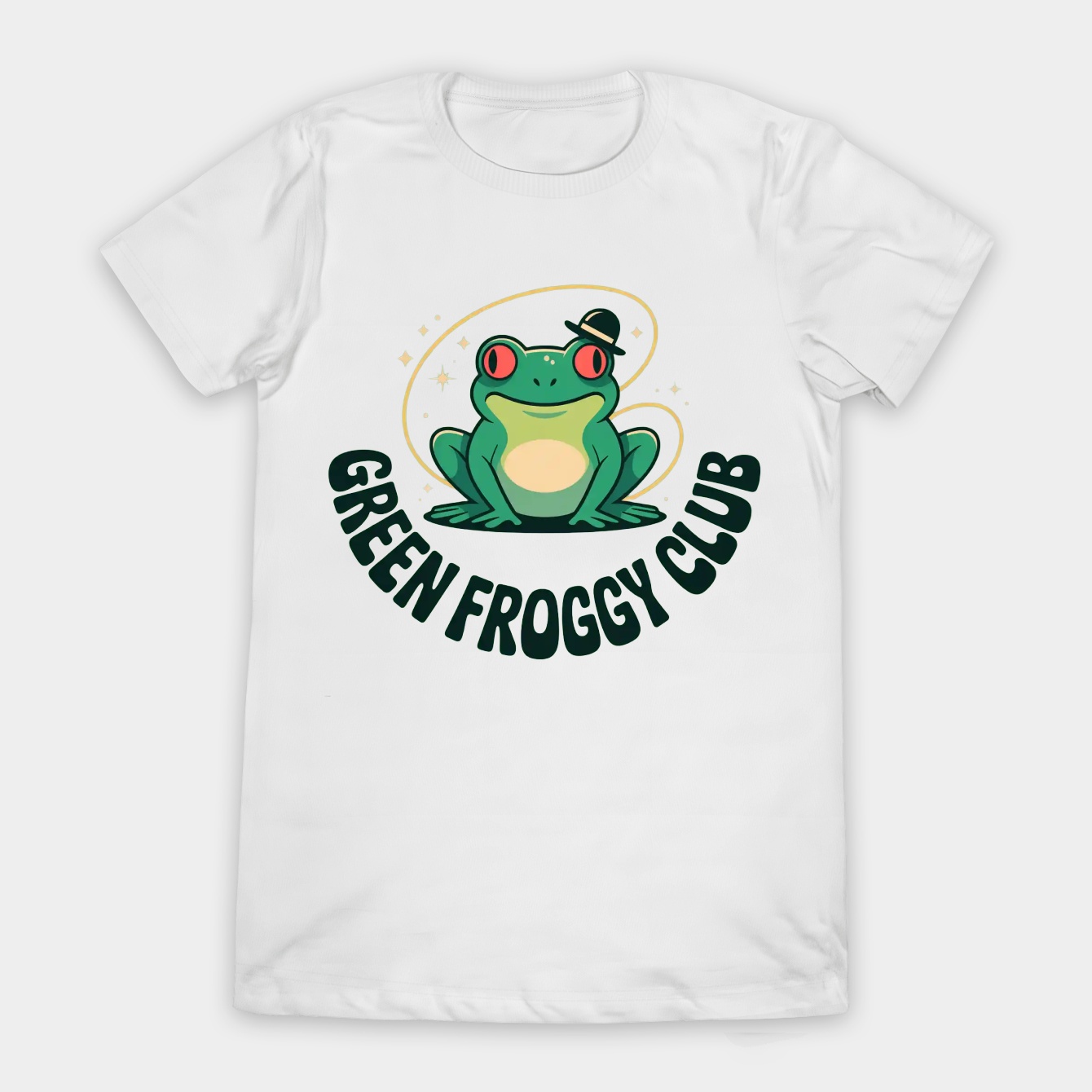 Green Froggy Club! - Pink Pony Club Parody Women's T-Shirt