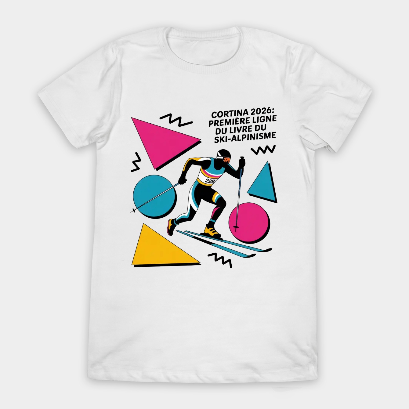 Cortina 2026 Ski Mountaineer Sprint Women's T-Shirt