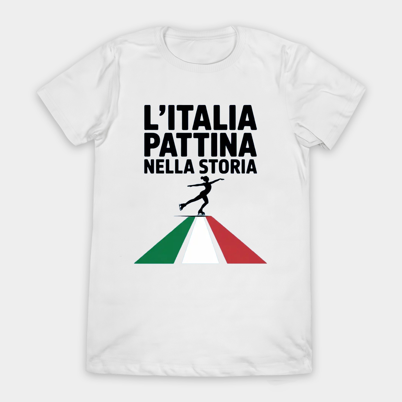 Italian Brutalist Figure Skating Pride Women's T-Shirt