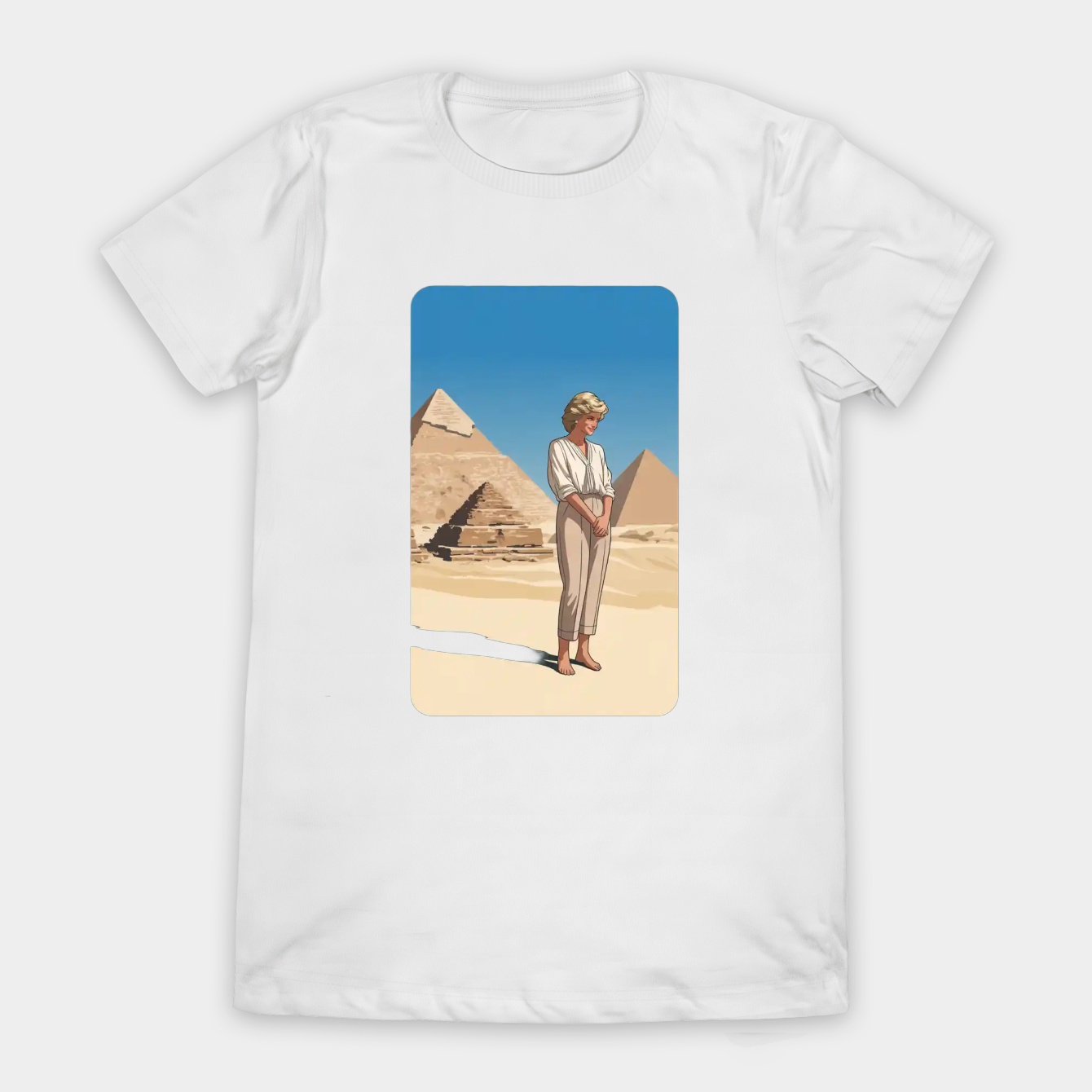 Princess Diana Egypt 1992 Relaxed Fit Women's T-Shirt
