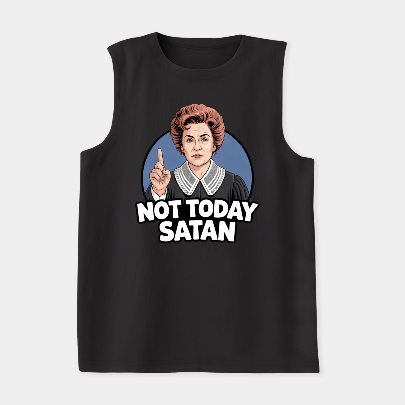 Judy Judy - Not today satan Women's Soft Tank Top