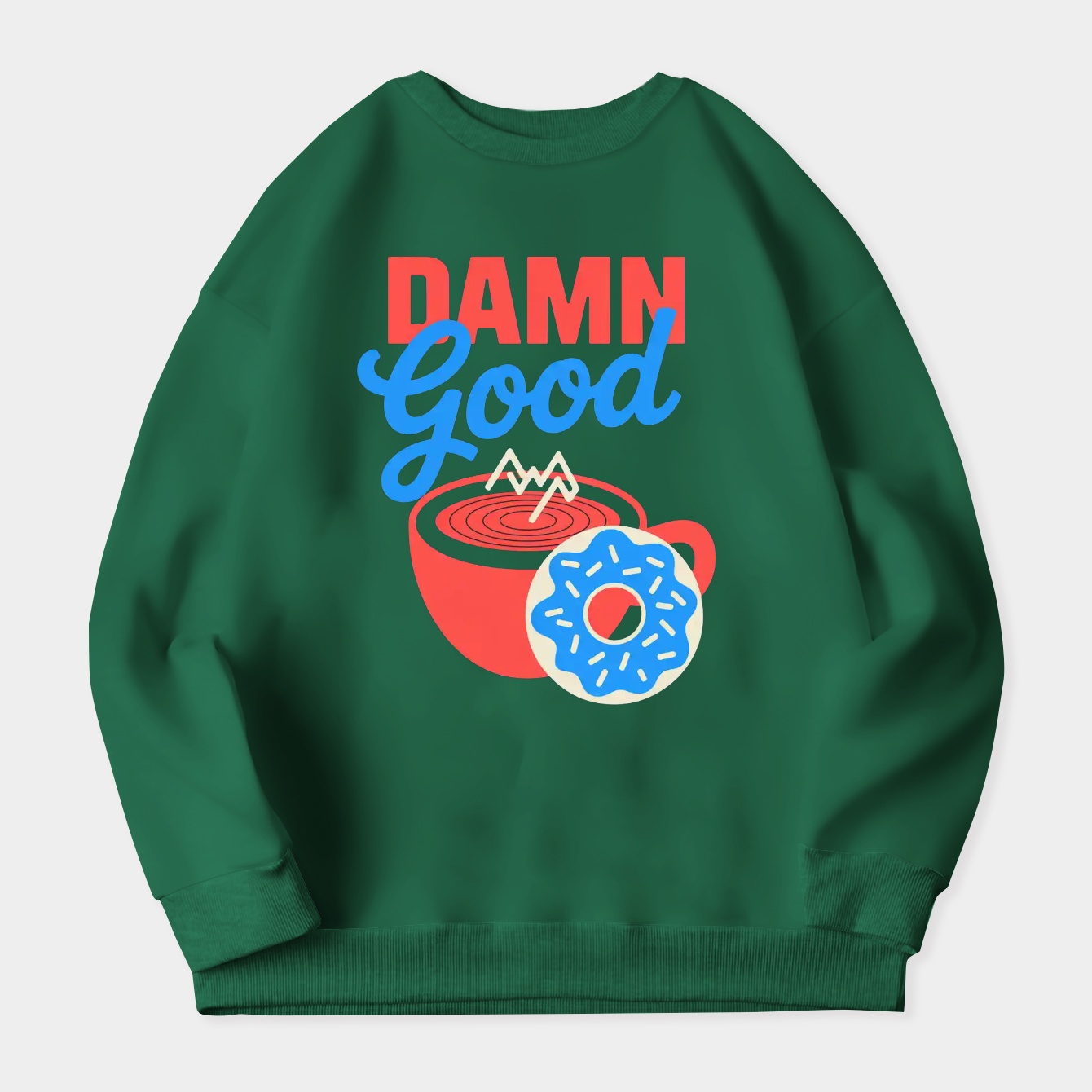 Twin Peaks Good Coffee and Donut Women's Crewneck Sweatshirt