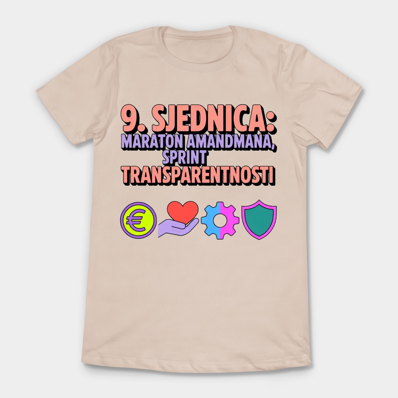Vaporwave Marathon of Transparency Women's T-Shirt