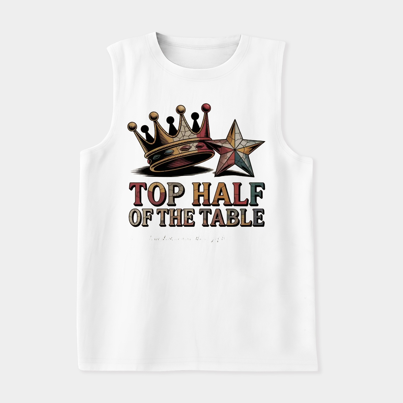 Broken Crown Top Half Glory Women's Soft Tank Top