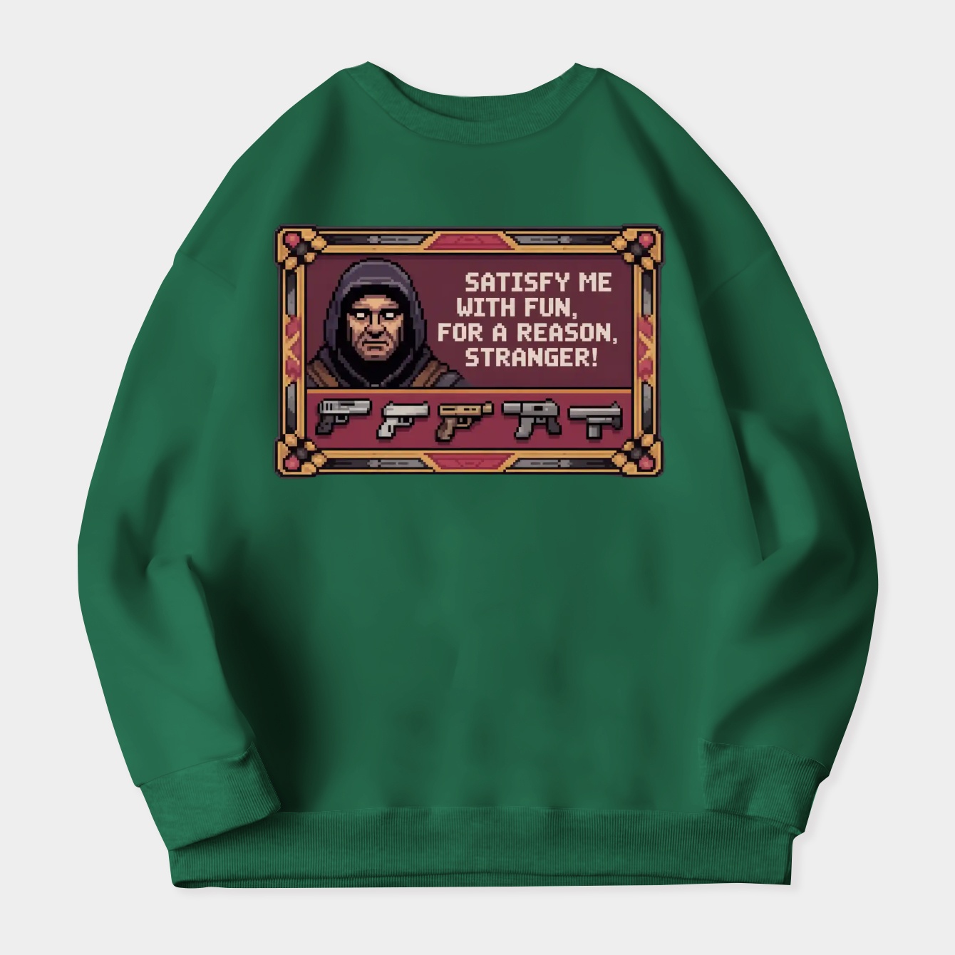 Resident Evil 4 Remake Pixel Art Women's Crewneck Sweatshirt