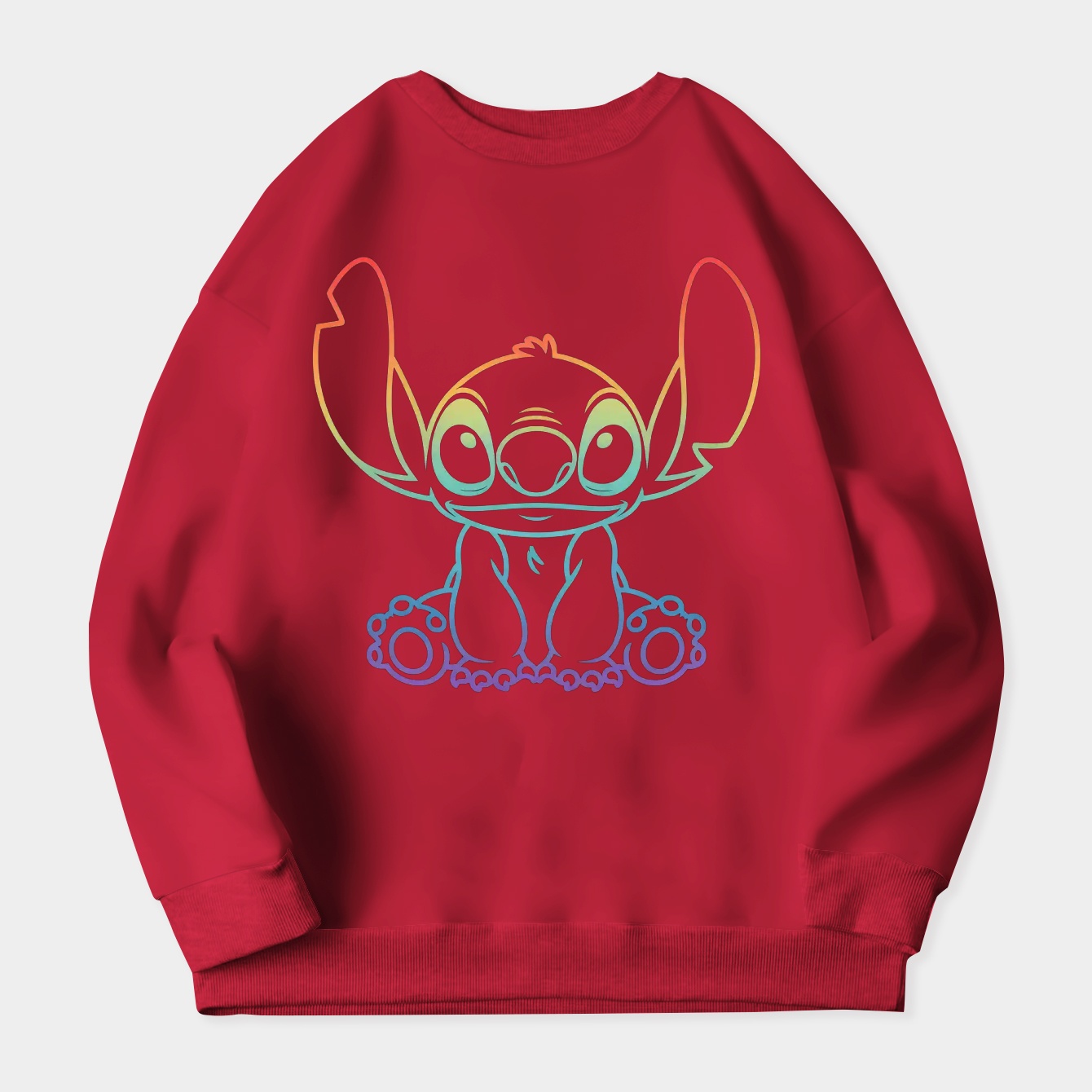 Stitch Rainbow Pride Stitch Women's Crewneck Sweatshirt