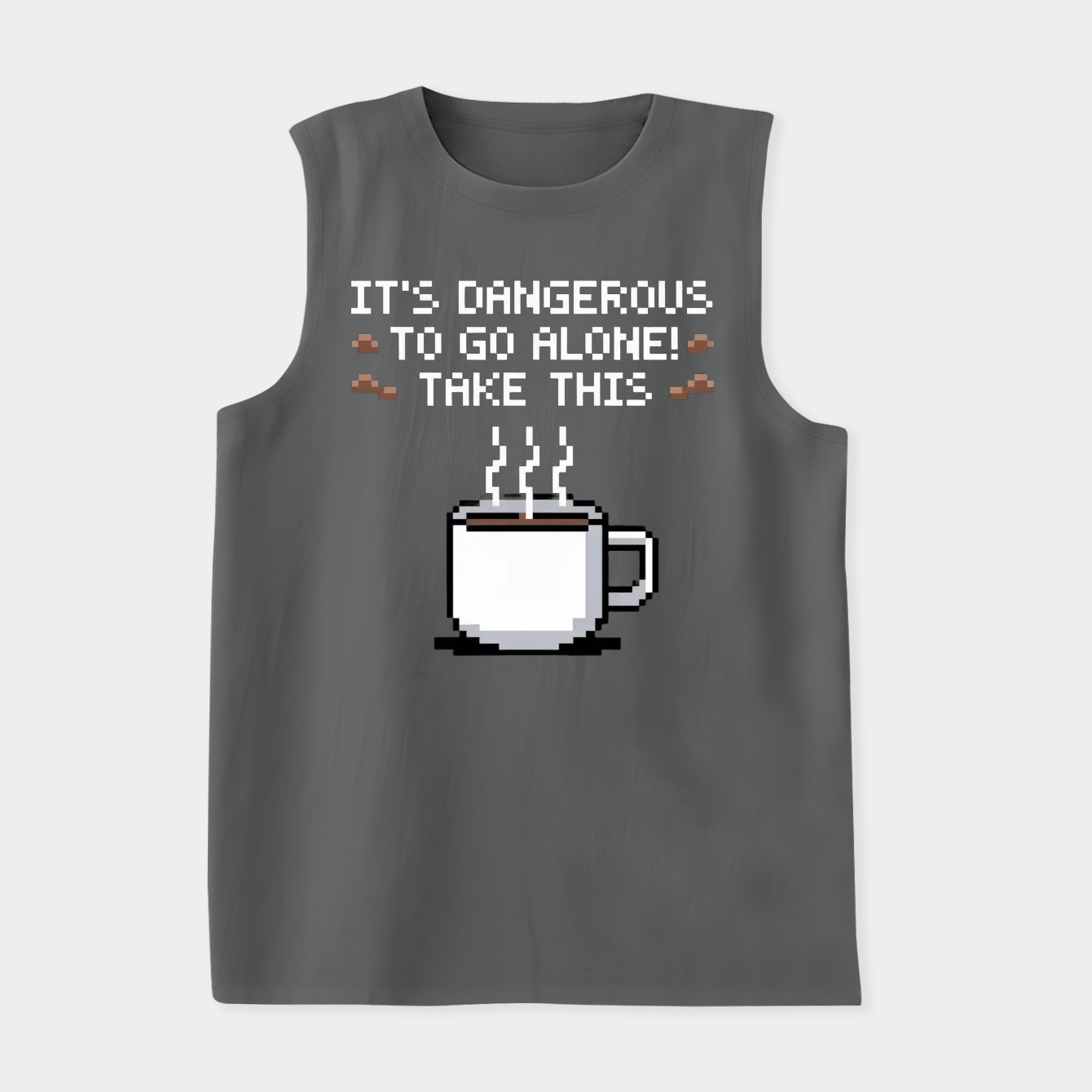 It's Dangerous To Go Alone, Take This Coffee Women's Soft Tank Top