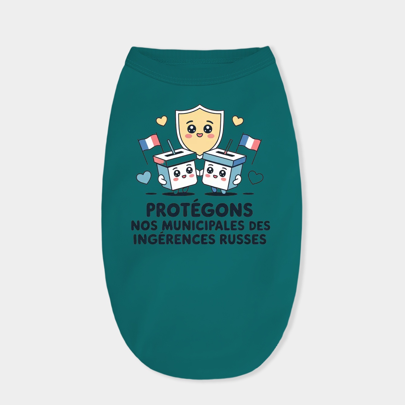 Cute United Ballot Boxes France Dog Shirt