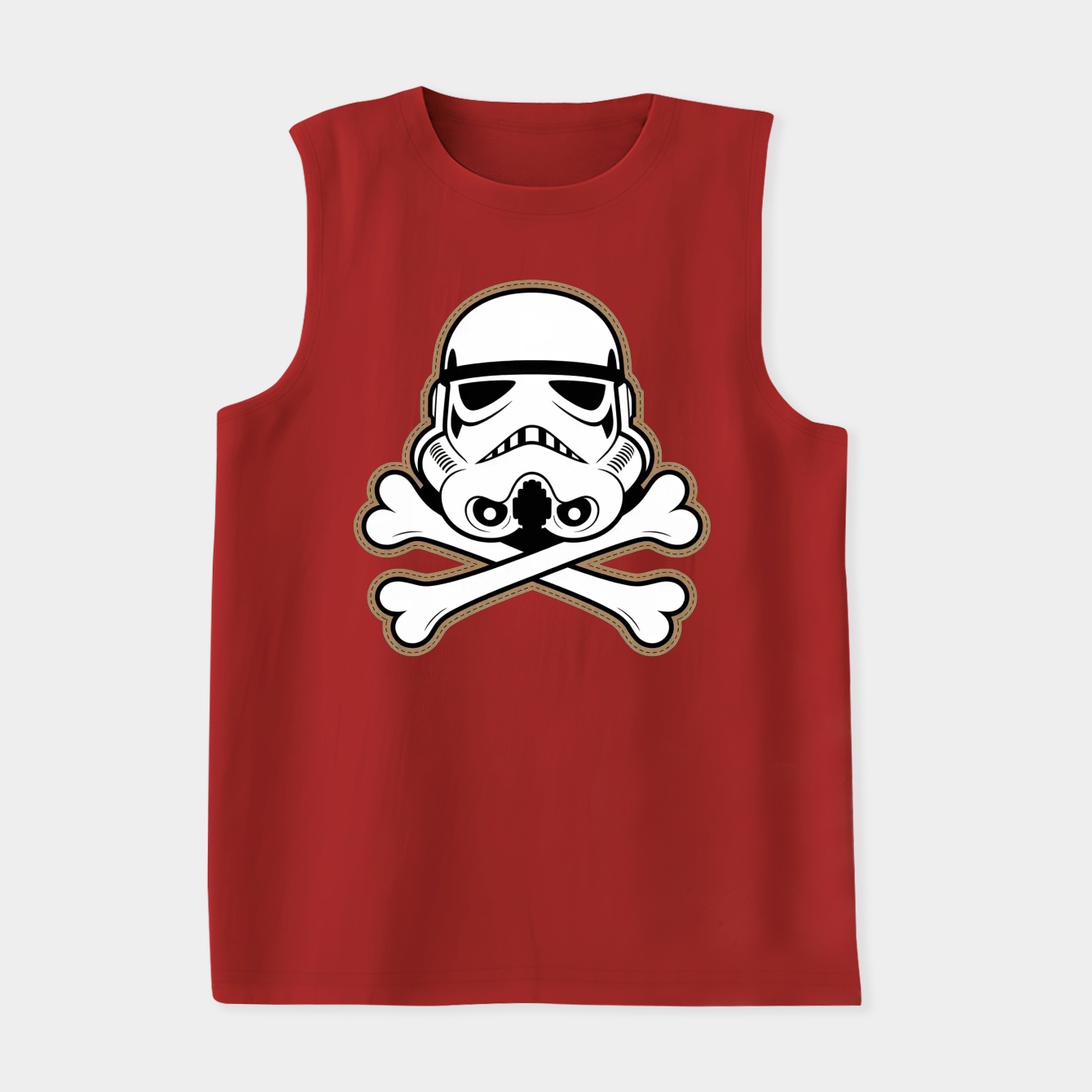 Star Wars Trooper Skull Patch Mineral Wash Women's Soft Tank Top