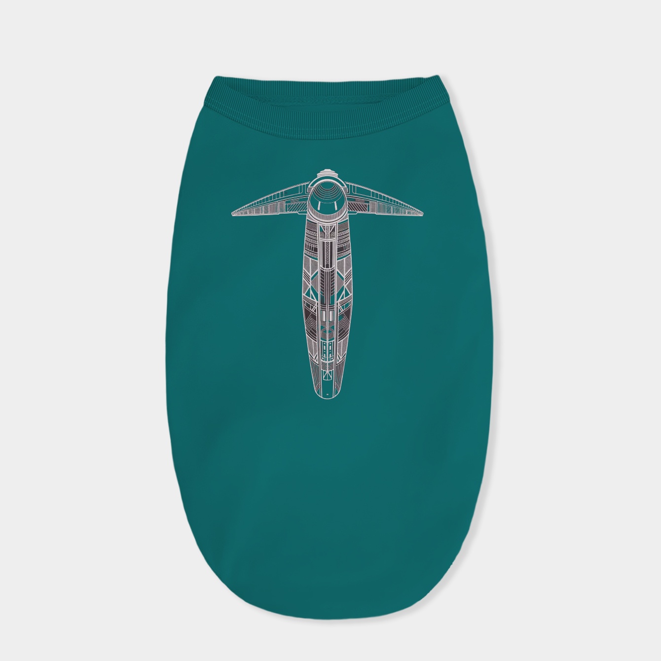 Slave1 geometric deco design Dog Shirt