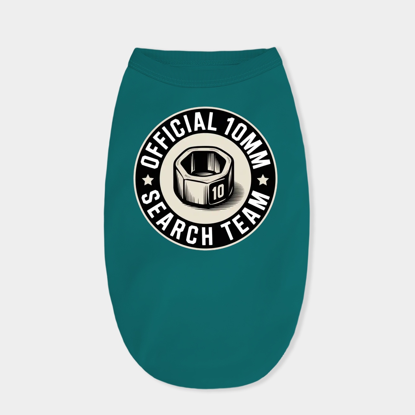 Official 10MM Search Team Funny Mechanic Dog Shirt