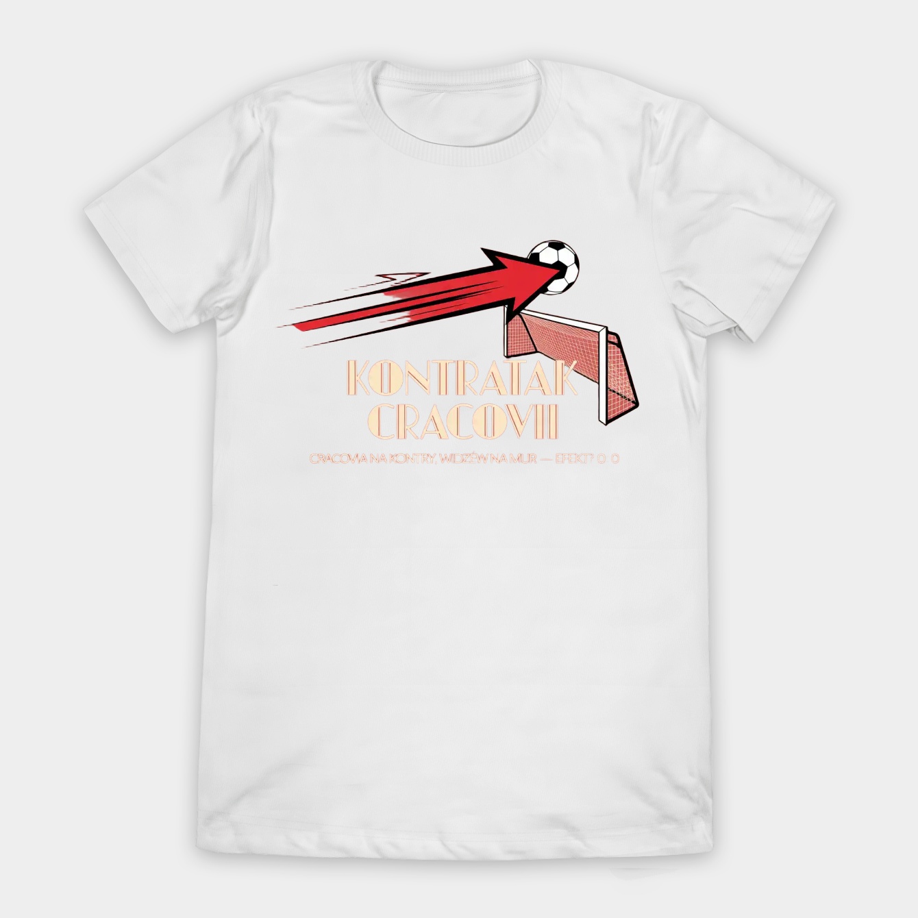 Kontratak Cracovii Football Charge Women's T-Shirt