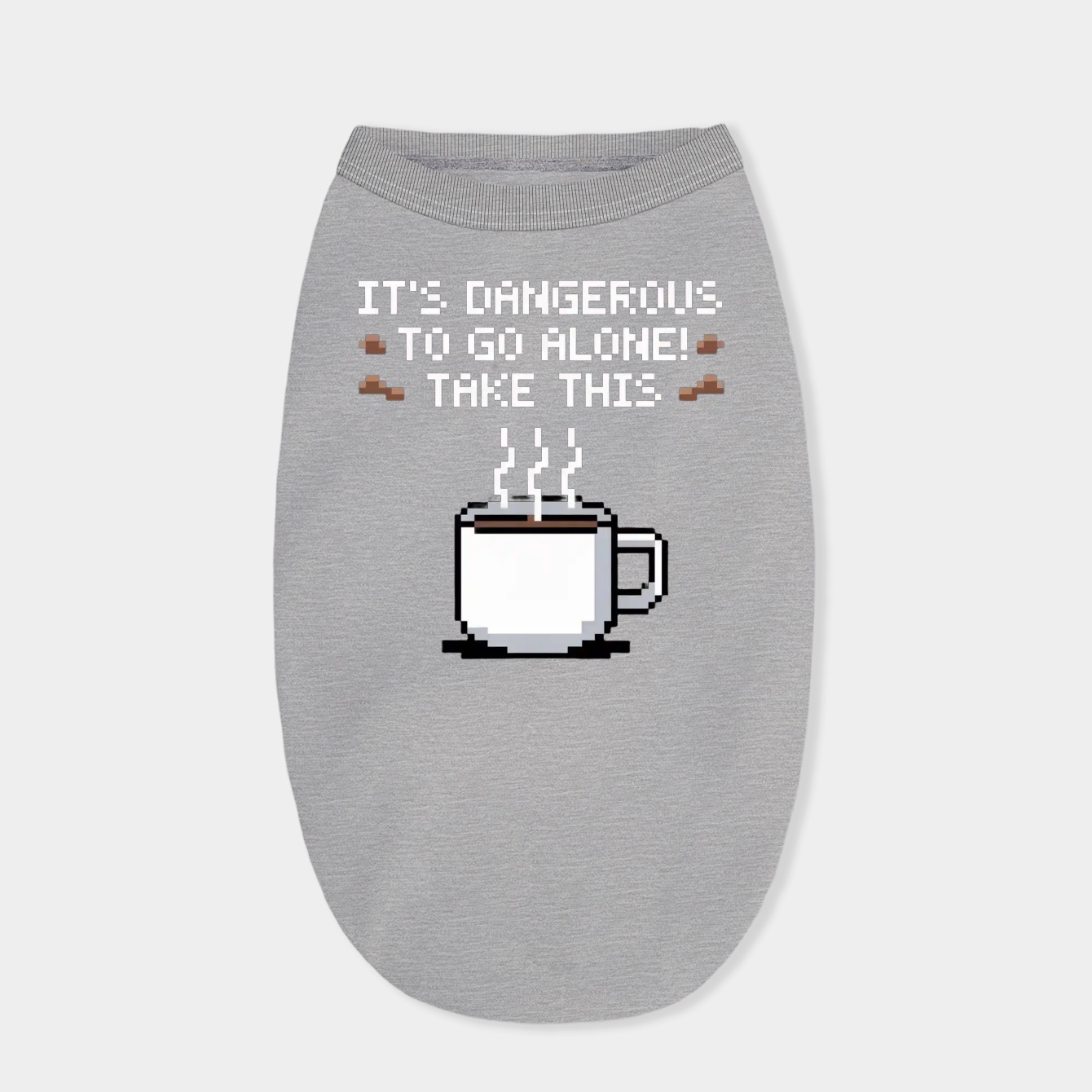 It's Dangerous To Go Alone, Take This Coffee Dog Shirt