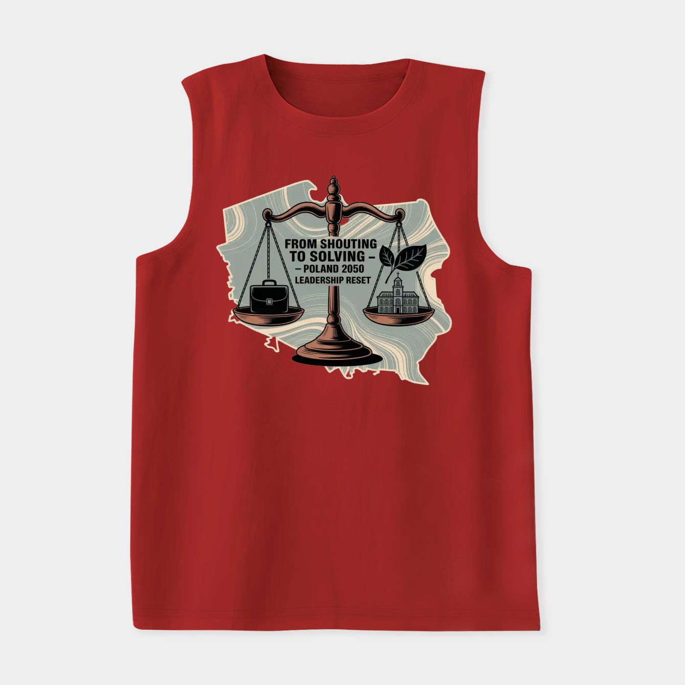Poland 2050 Leadership Balance Women's Soft Tank Top