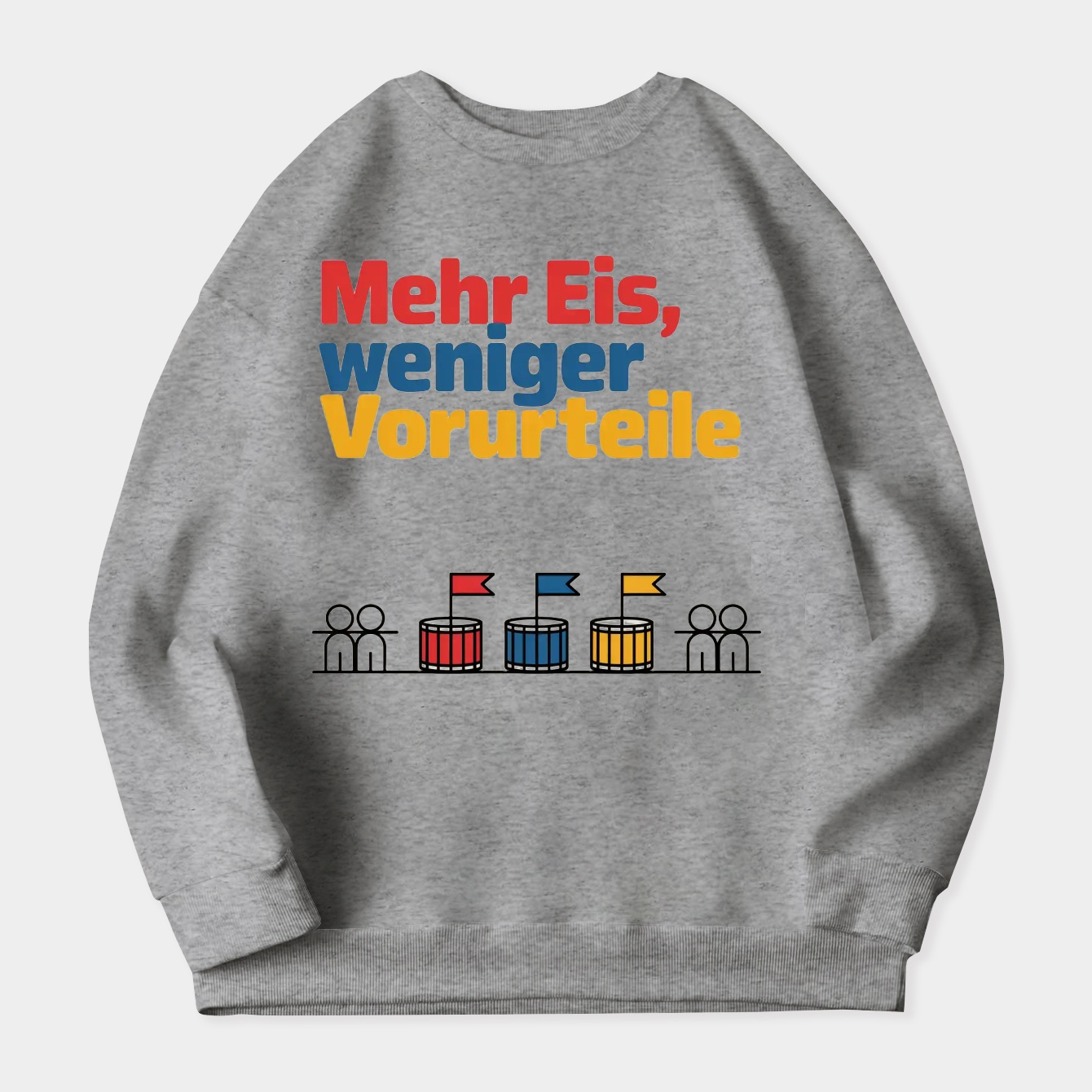 More Ice, Less Prejudice Women's Crewneck Sweatshirt