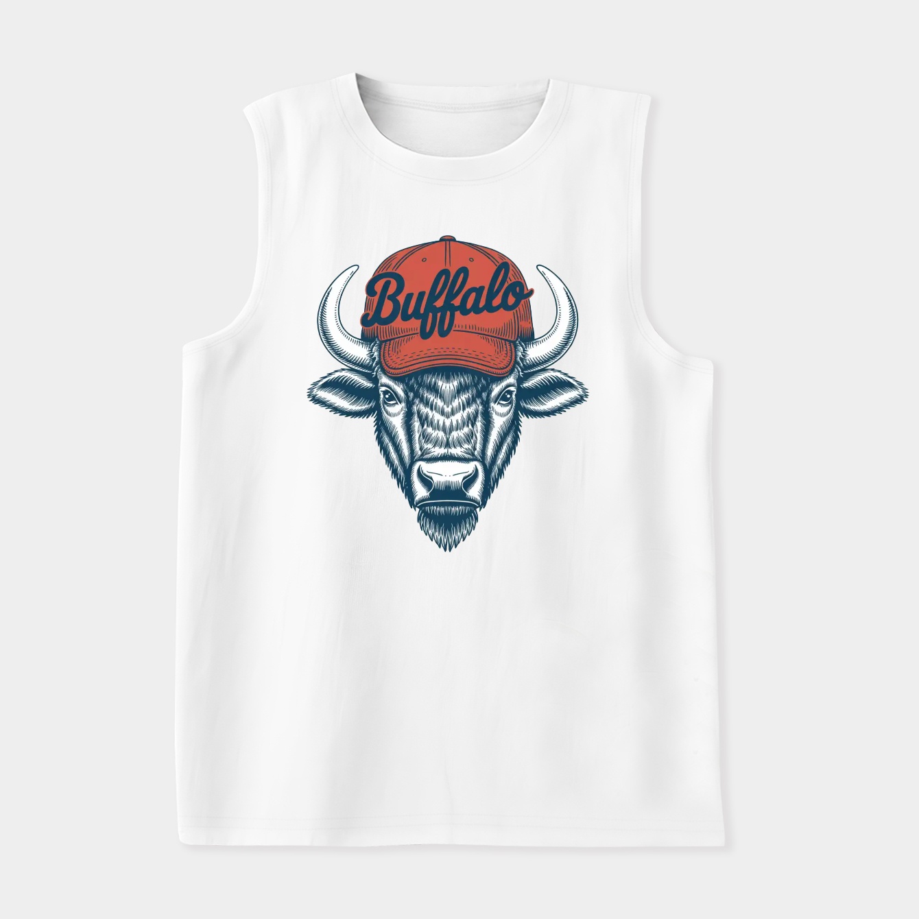 Buffalo Bills Buffalo Mascot Est. 1960 Vintage Football M5513 Women's Soft Tank Top