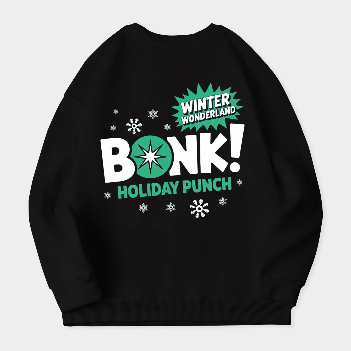 Bonk! Holiday Punch RED Women's Crewneck Sweatshirt