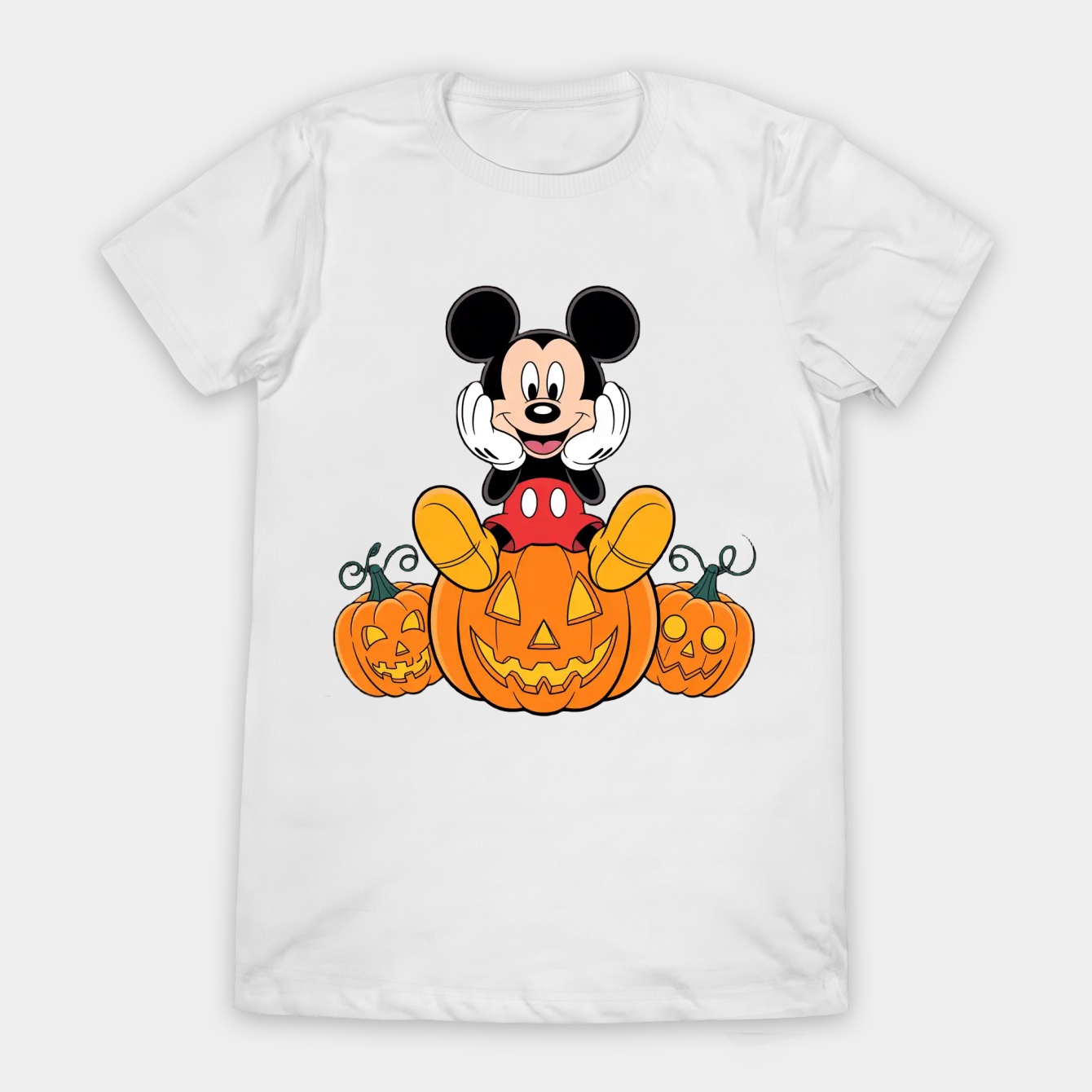 Mickey Mouse Pumpkin Patch Women's T-Shirt