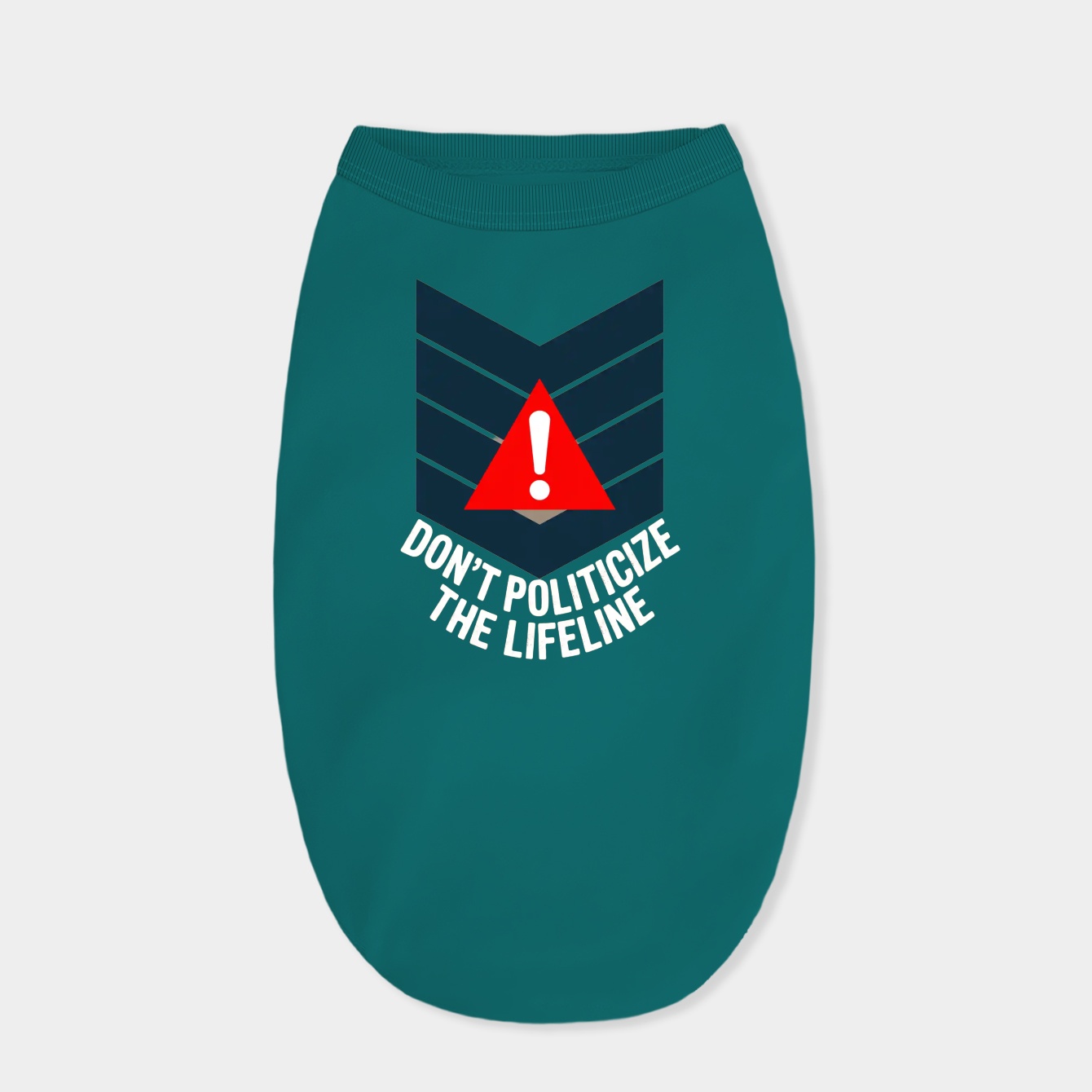 Don’t Politicize The Lifeline Warning Dog Shirt