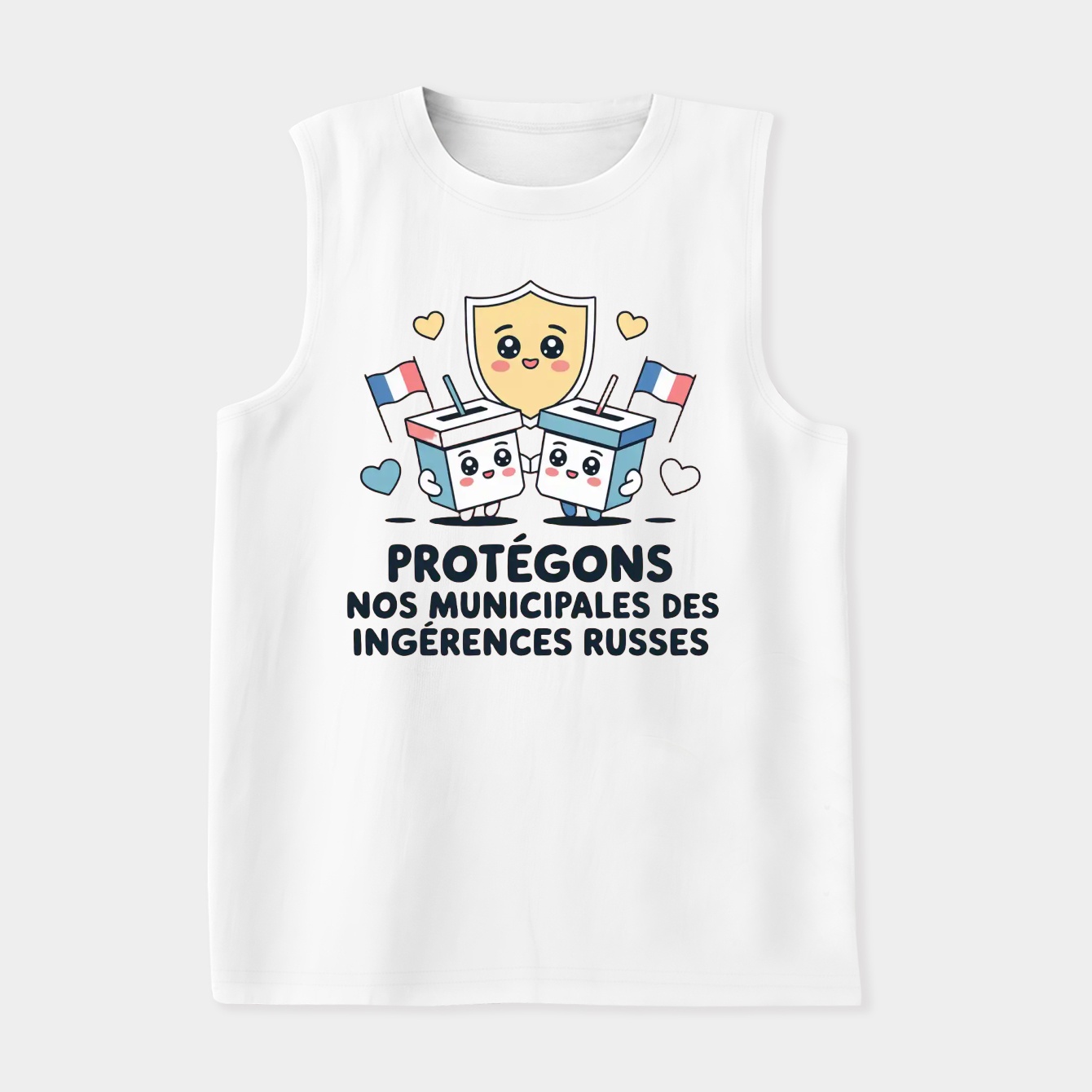 Cute United Ballot Boxes France Women's Soft Tank Top