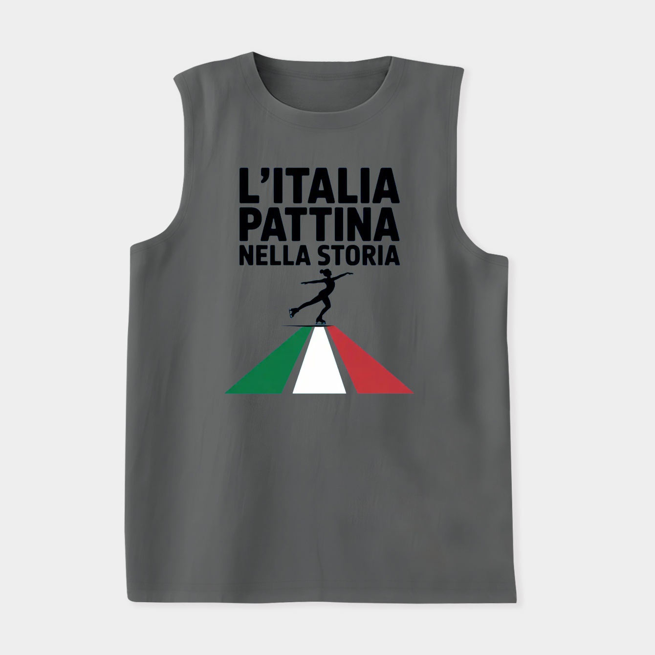 Italian Brutalist Figure Skating Pride Women's Soft Tank Top