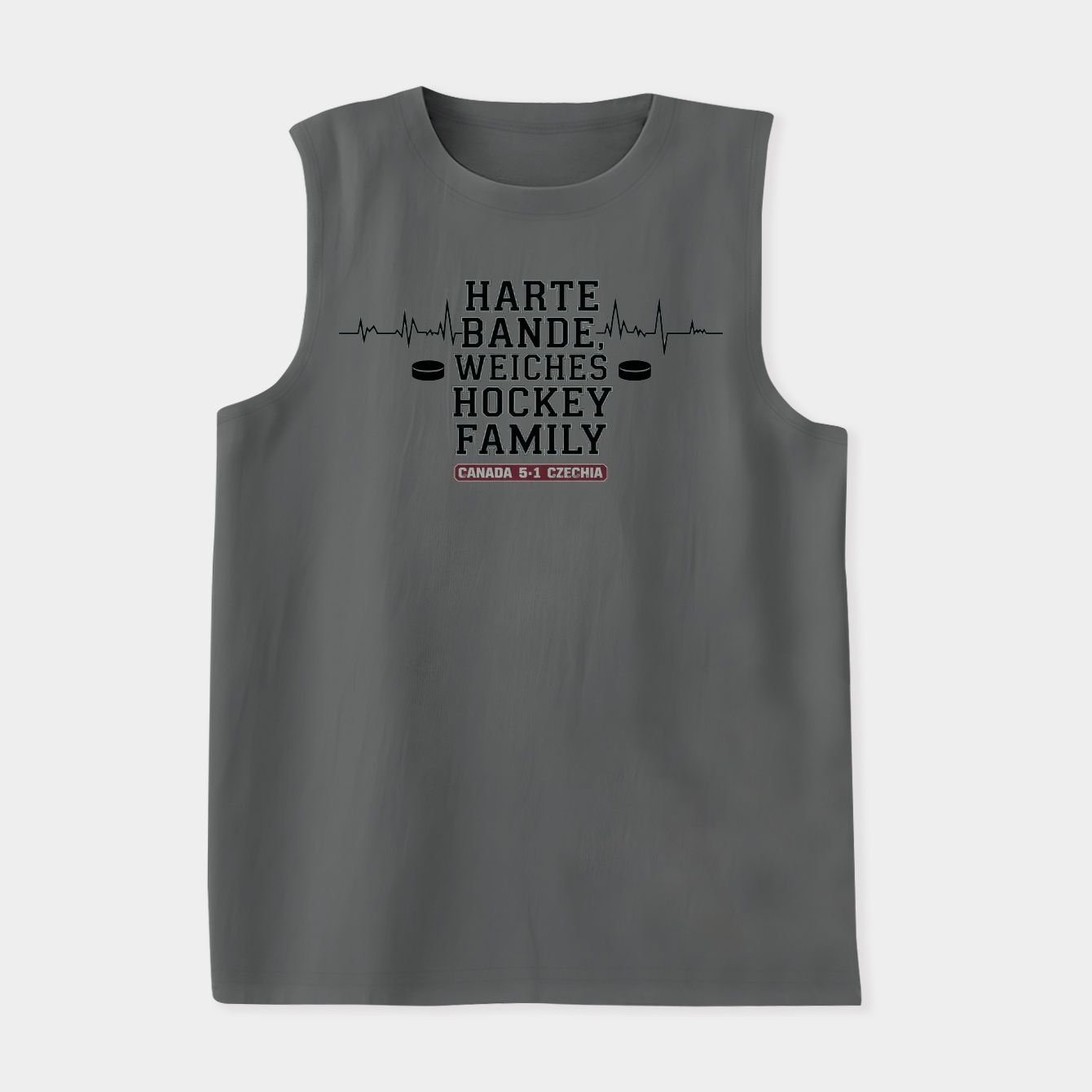 Women’s Hockey Heartbeat Family Women's Soft Tank Top