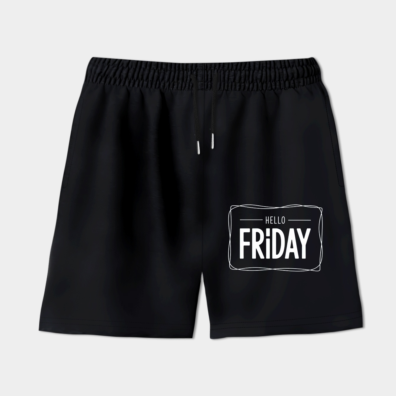 Hello Friday white Women's Shorts