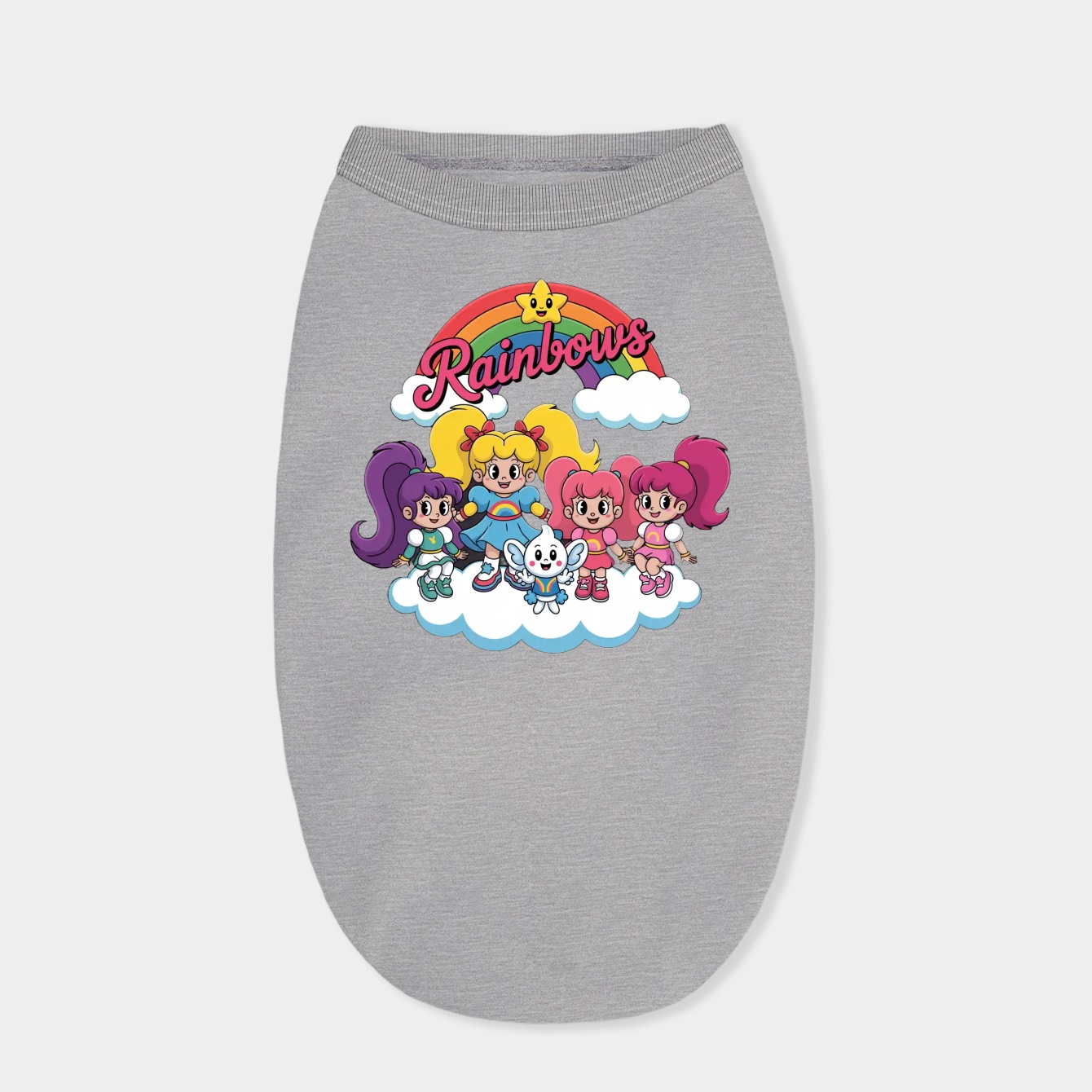 Rainbow Brite Rainbows And Friendship Dog Shirt